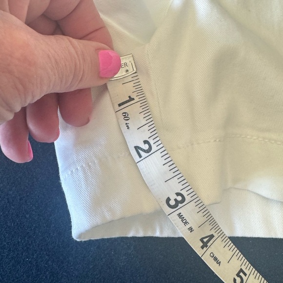 Re-imagined by J.CREW white chinos w/ strectch🤍cute comfy classics-zoom in 4more - Picture 6 of 14